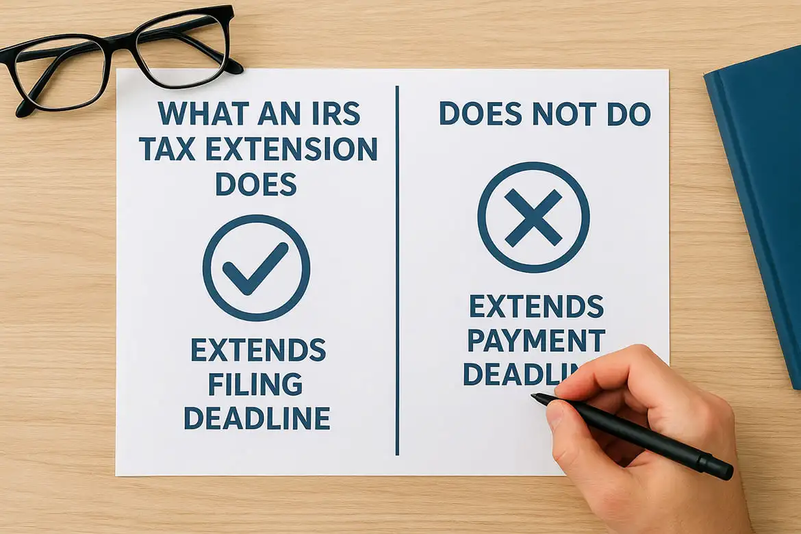 What an IRS tax extension does and does not do