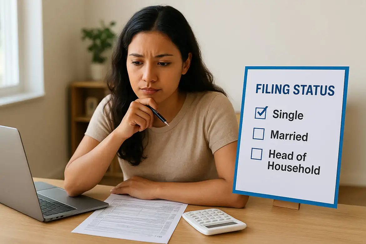 What changes when you switch filing status