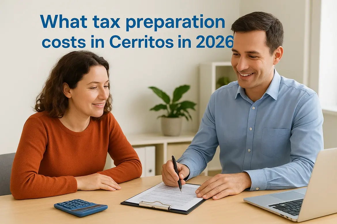 What tax preparation costs in Cerritos in 2026