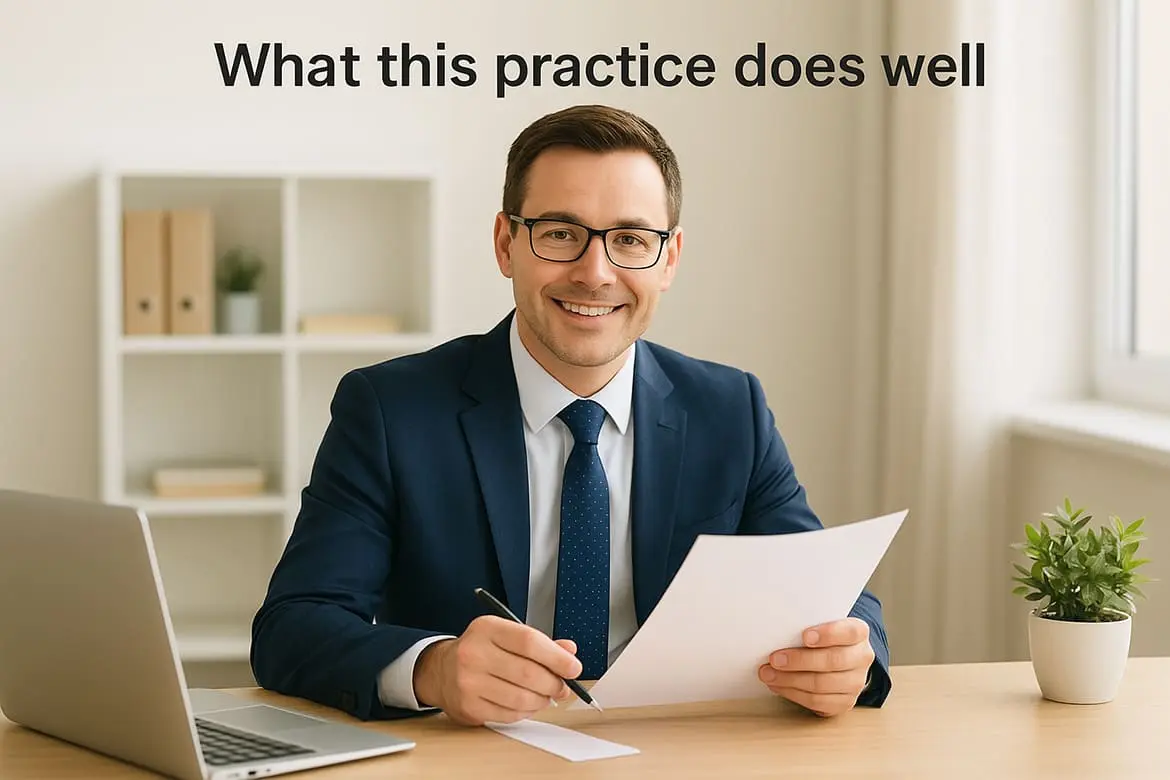 What this practice does well