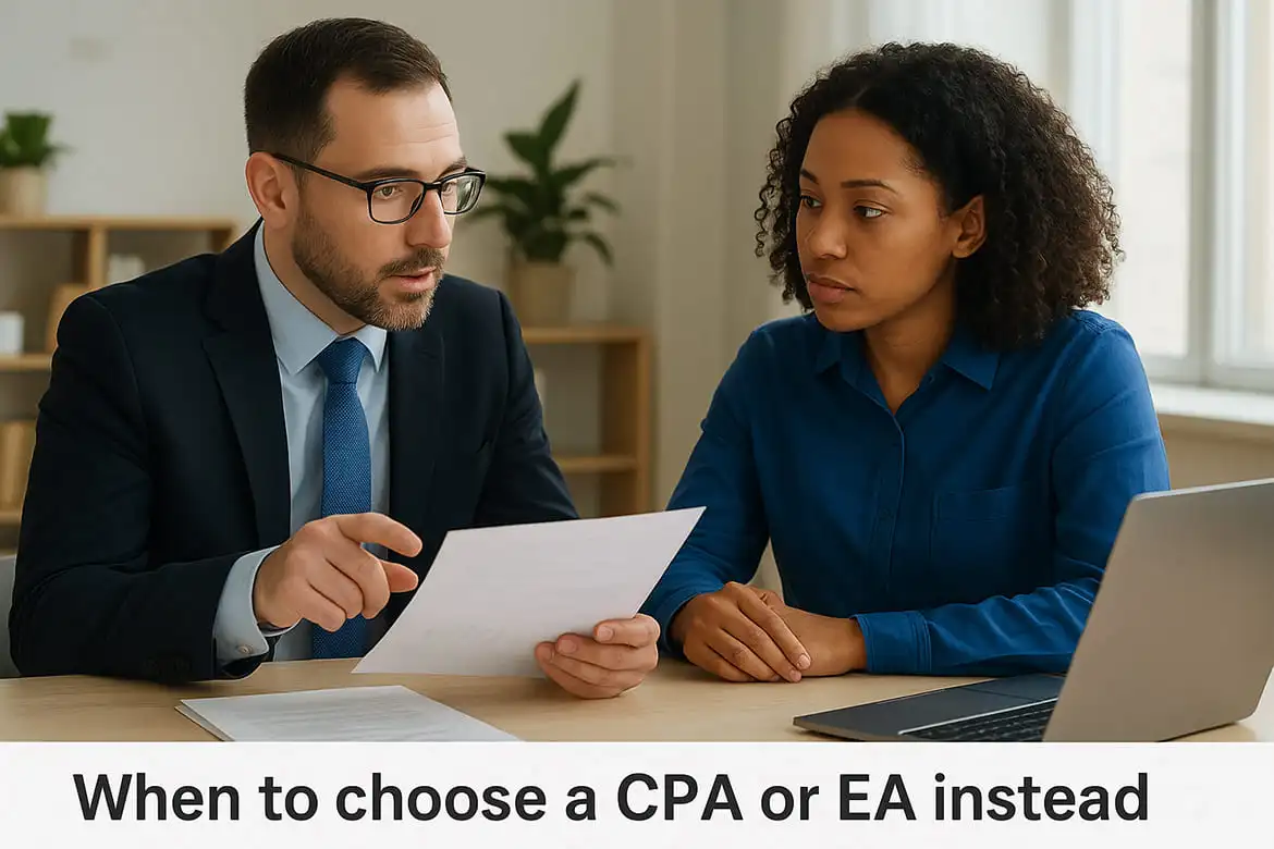 When to choose a CPA or EA instead